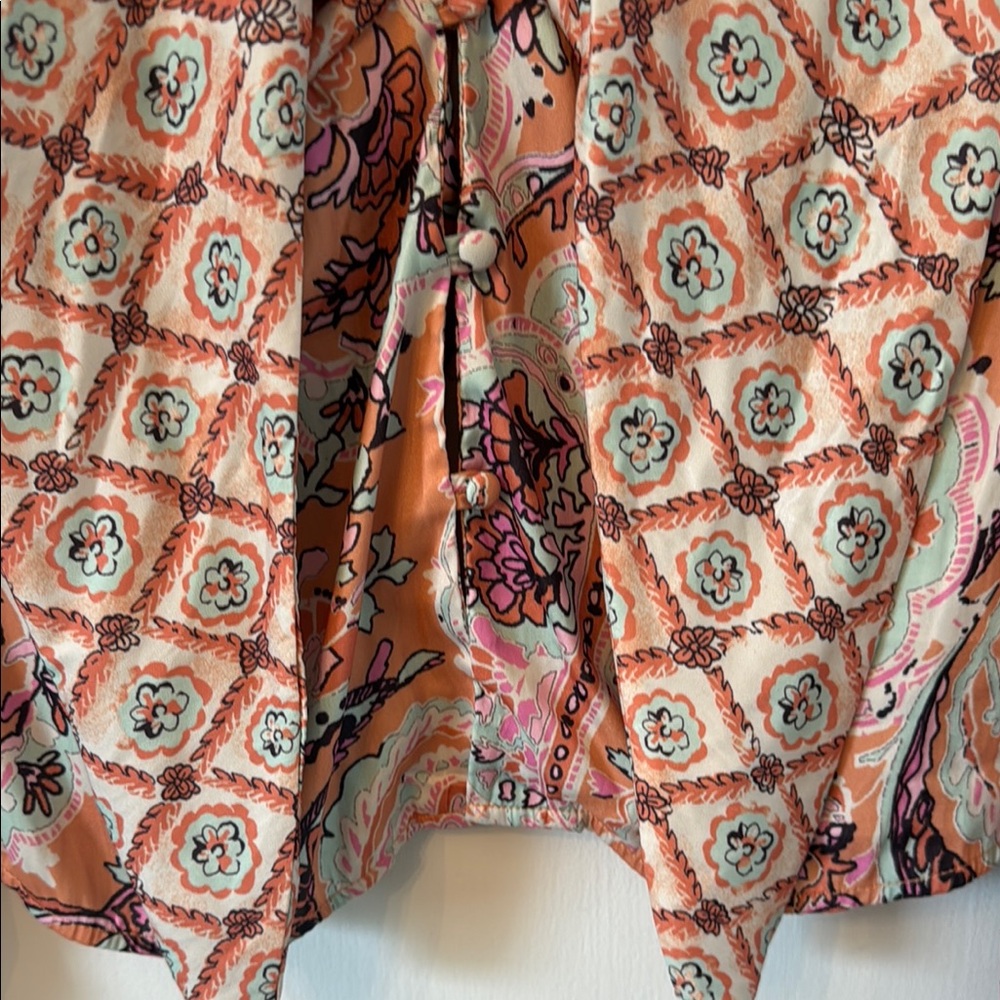 Free People Floral Patterned Women's Top - Picture 7 of 11